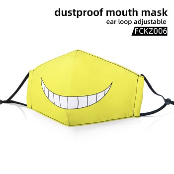  Ansatsu Kyoushitsu dustproof mouth mask trendy mask 