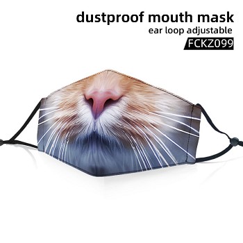  The animal face dustproof mouth mask trendy mask 