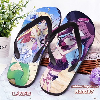 The other anime flip-flops shoes slippers a pair