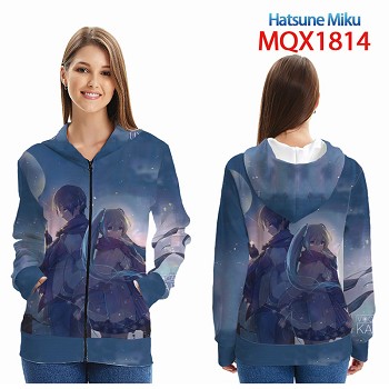 Hatsune Miku anime long sleeve hoodie cloth