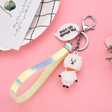 BTS star figure doll pendant key chain 