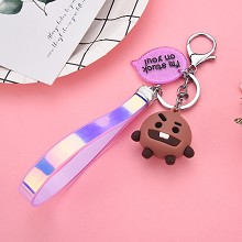 BTS star figure doll pendant key chain 