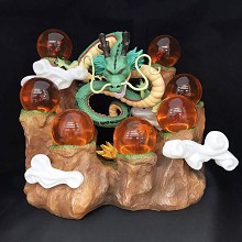 Dragon Ball Shenron+balls+holder+rockery figures a...