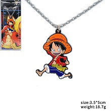 One Piece Luffy anime necklace