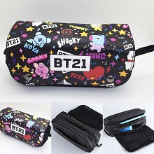  BTS BT21 star pen bag pencil bag 