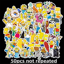  The Simpsons anime waterproof stickers set(50pcs a set) 