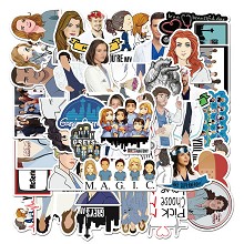 Grey's Anatomy waterproof stickers set(50pcs a set...