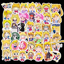 Sailor Moon anime waterproof stickers set(50pcs a set)