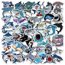 Shark waterproof stickers set(50pcs a set)