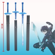 Sword Art Online Kirito anime cosplay wood sword knife weapon 101CM