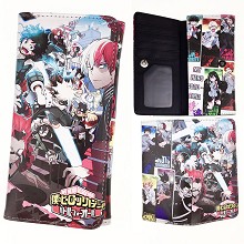  My Hero Academia anime long wallet 