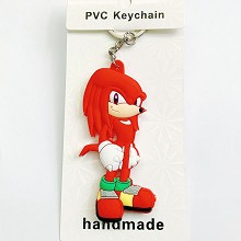 Super Sonic anime two-sided key chain