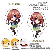 Gotoubun no hanayome anime custom shaped pillow