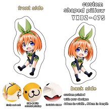 Gotoubun no hanayome anime custom shaped pillow