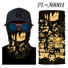  Bendy and the Ink Machine anime headgear stocking mask magic scarf neck face mask 