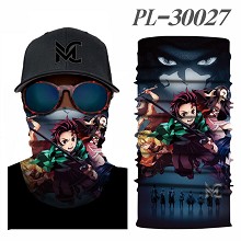 mon Slayer anime headgear stocking mask magic scarf neck face mask