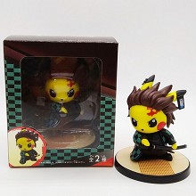 Demon Slayer Kamado Tanjirou pikachu figure