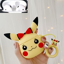 Pokemon pikachu anime Airpods 1/2 shockproof silicone cover protective cases