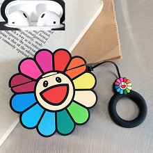 Sun flower anime Airpods 1/2 shockproof silicone c...