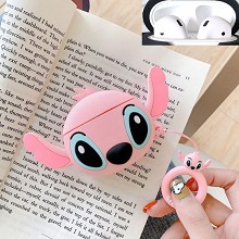 Stitch anime Airpods 1/2 shockproof silicone cover...