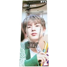 BTS JIN star necklace