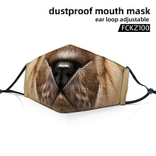  The animal face dustproof mouth mask trendy mask 