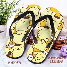 Pom Pom Purin anime flip-flops shoes slippers a pa...