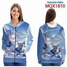 Hatsune Miku anime long sleeve hoodie cloth