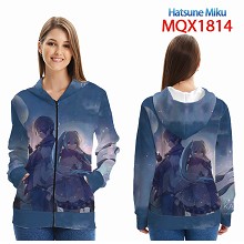 Hatsune Miku anime long sleeve hoodie cloth