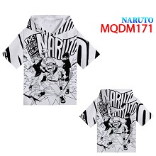 Naruto anime short sleeve hoodie t-shirt cloth