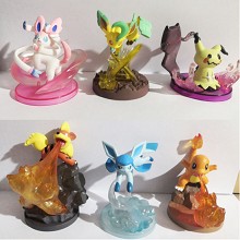 Pokemon figures set(6pcs a set)