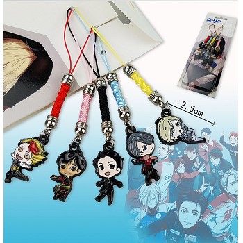 YURI on ICE anime phone straps(5pcs a set)