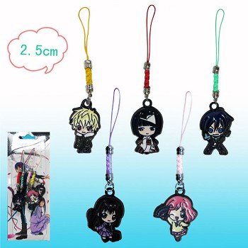 Noragami anime phone straps(5pcs a set)