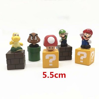Super Mario figures set(5pcs a set)