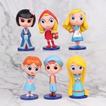 Red Riding Hood figures set(6pcs a set)