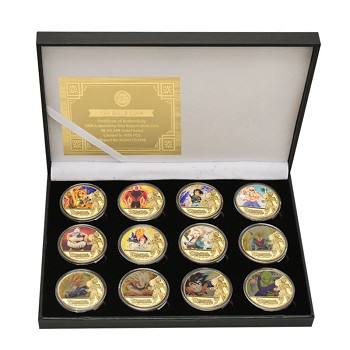 Dragon Ball anime Commemorative Coin Collect Badge Lucky Coin Decision Coin