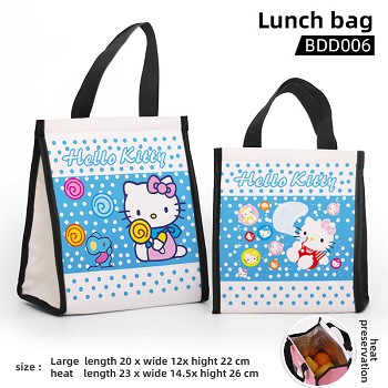  Hello kitty anime lunch bag 