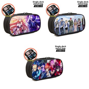 Fate grand order anime single deck pencil bag pen bag