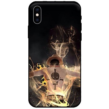 One Piece ACE anime iphone 11/7/8/X/XS/XR PLUSH MAX case shell