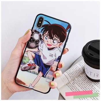 Detective conan anime iphone 11/7/8/X/XS/XR PLUSH MAX case shell