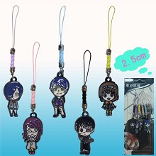 Tokyo ghoul anime phone straps(5pcs a set)