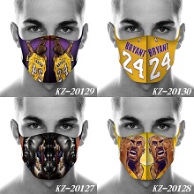 Kobe Bryant trendy mask printed wash mask