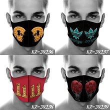 nger Things anime trendy mask printed wash mask