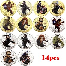 Marvel The Avengers Commemorative Coin Collect Bad...
