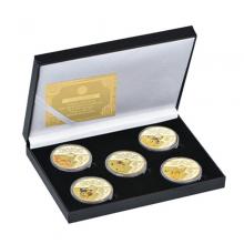 5pcs coin with box