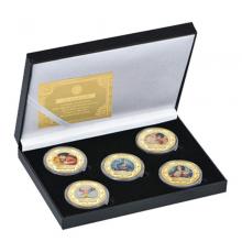 5pcs coin with box