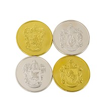 Harry Potter Commemorative Coin Collect Badge Lucky Coin Decision Coins(4pcs a set)