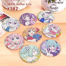 Princess Connect Re:Dive anime brooches pins set(8...