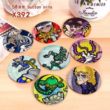 JoJo's Bizarre Adventure anime brooches pins set(8pcs a set)