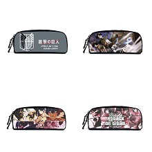 Attack on Titan anime pen bag pencil bag